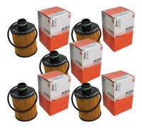 5X MAHLE / KNECHT Filtro Olio OX 553D