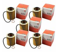 5x MAHLE / KNECHT Filtro Olio OX 825D