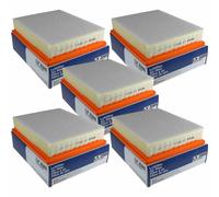 5x MAHLE / KNECHT LX 2085 Filtro Dell'Aria