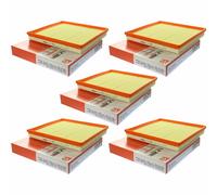 5X MAHLE / KNECHT LX 2881 Filtro Dell'Aria