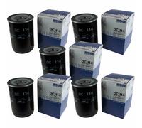 5X MAHLE / KNECHT OC 114 Filtro Olio