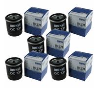 5X MAHLE / KNECHT OC 731 Filtro Olio