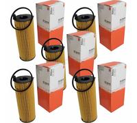 5X MAHLE / KNECHT OX 196/1D Filtro Olio