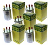 5X MANN-FILTER Filtro Carburante WK 829/3