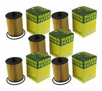 5X MANN-FILTER Filtro Olio HU 8009 Z Filtro Olio
