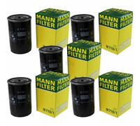 5X MANN-FILTER Filtro Olio W 719/1