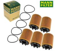 5X Mann Filter Hu 713/1 X Filtro Olio per Opel Ford Fiat Alfa Jeep Lancia Abarth