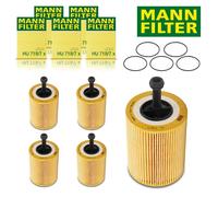 5x Mann Filter Hu 719/7X Filtro Olio per Audi A4 A6 VW Golf 4 5 6 Passat Seat