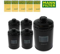 5x Mann-Filter W 940/5 Filtro Olio Motore Per Lamborghini Urraco 1974-1981