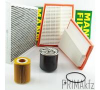 5x Mann Kit Ispezione per Mercedes CLS C219 Classe E W211 S211 E280 E320 CDI