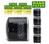 5X Mann W 811/80 Filtro Olio per Opel Hyundai I30 I20 Isuzu Kia Cee'D Rio