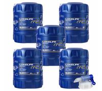 5X MANNOL 20 Litri 7715 LONGLIFE 504/507 Spezial Olio Motore API SN ACEA C3