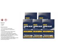 5X MANNOL 3G Colla Universale Tutto In Uno Colla Adesiva Super Glue Gel