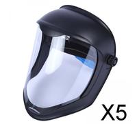 5X Maschera Per Casco Visiera Trasparente Maschera Protettiva Per Visiera +
