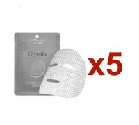 5x Maschera viso detergente Casmara Peeling Booster glicolico 1 pz