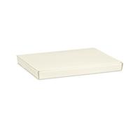 5X MATALASSE BIANCO 33x27x3 cm Scatola Bomboniera pieghevole per CORNICE 19PB