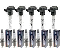5x Maxgear Bobina Accensione + Beru Candela per Volvo C70 II Cabriolet 542 2.4i