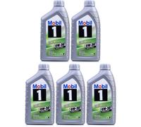 5x Mobil 1 ESP 0W-30 olio motore sintetico