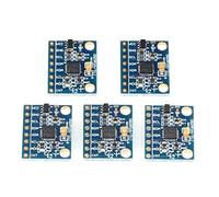 5x Modulo MPU-6050, giroscopio a 3 assi e accelerometro/sensore di accelerazione/sensore di pendenza a 3 assi, I2C, ad esempio per Arduino, Genuino, Raspberry Pi, 20,2 mm x 15,6 mm x 3,5 mm