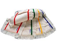5x Mop Mocio Cotone Spazzolone Mop Scopa a Frange Cotone Fodera-Lavaggio 50cm