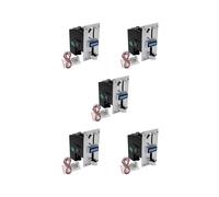 5X Multi Gettoniera Programmabile in Plastica Durevole Selettore di Monete Elettronico A Scorrimento Verso Il Basso Meccanismo di Selezione Laterale