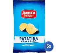 5x Multipack Patatine Amica Chips Gr 450 Classica