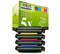 5x MWT Remanufactured Toner compatibile per HP LaserJet Pro 500 color MFP M 570 dw dn sostituisce CE400A-03A 507A