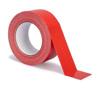 5x Nastro americano rosso 48 mm x 50 m Nastro telato per riparazioni | adesivo resistente in gomma naturale
