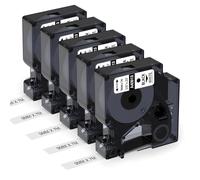 5x Nastro per Etichette Aken Compatibile con Dymo D1 9mm Etichette 40913