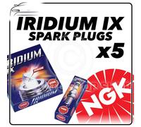 5x NGK Candele Parte Numero DR9EIX Azione N° 4772 Iridium Ix Nuovo Originale