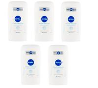5x Nivea Fresh Natural Antitraspirante Deodorante Solido Stick per Donna