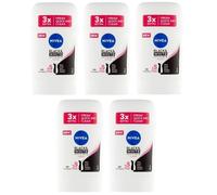 5x Nivea Invisible Black & White Clear Antitraspirante Deodorante Stick per D...