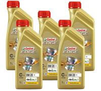 6x Olio Motore Castrol Edge 0w20 C5