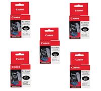 5X Original Canon Cartuccia D'Inchiostro BCI-10 Nera Per BJ 30 40 70 80 BN 700
