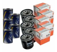 5X Original MAHLE / KNECHT Filtro Olio OC 195 + 5X SCT Flush Motore