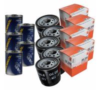 5X Original MAHLE / KNECHT Filtro Olio OC 232 + 5X SCT Flush Motore