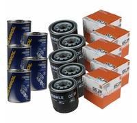 5X Original MAHLE / KNECHT Filtro Olio OC 28 + 5X SCT Flush Motore