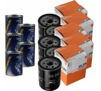 5X Original MAHLE / KNECHT Filtro Olio OC 298 + 5X SCT Flush Motore
