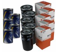 5X Original MAHLE / KNECHT Filtro Olio OC 42 + 5X SCT Flush Motore