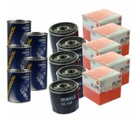 5X Original MAHLE / KNECHT Filtro Olio OC 458 + SCT Pulizia Motore