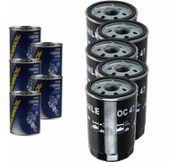 5X Original MAHLE / KNECHT Filtro Olio OC 47 + 5X SCT Flush Motore