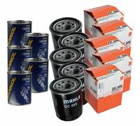 5X Original MAHLE / KNECHT Filtro Olio OC 495 + 5X SCT Flush Motore