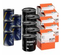 5X Original MAHLE / KNECHT Filtro Olio OC 534 + 5X SCT Flush Motore