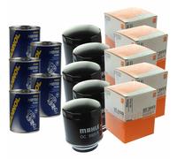 5X Original MAHLE / KNECHT Filtro Olio OC 593/3 + 5X SCT Flush Motore