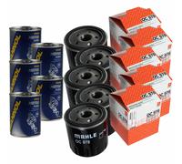 5X Original MAHLE / KNECHT Filtro Olio OC 978 + 5X SCT Flush Motore