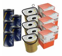 5X Original MAHLE / KNECHT Filtro Olio OX 156D + 5X SCT Flush Motore