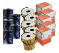 5X Original MAHLE / KNECHT Filtro Olio OX 175D + 5X SCT Flush Motore