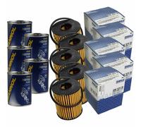 5X Original MAHLE / KNECHT Filtro Olio OX 371D + 5X SCT Flush Motore