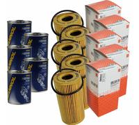 5X Original MAHLE / KNECHT Filtro Olio OX 441D + 5X SCT Pulizia Motore