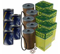 5X Original MANN Filtro Olio H 720 X + 5X SCT Flush Motore
